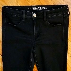 American Eagle black jeggings